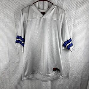 Nike Jersey White Blue Stripe Men Size Medium‎